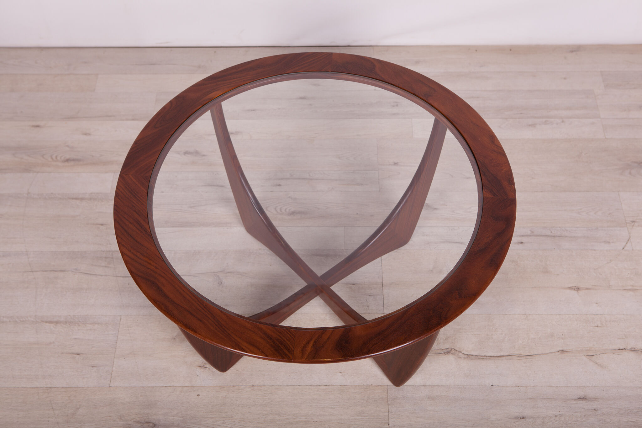 Round teak Astro coffee table by Victor Wilkins for G-Plan, 1950