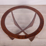 Round teak Astro coffee table by Victor Wilkins for G-Plan, 1950