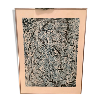 Pollock vintage poster from the 80s.
