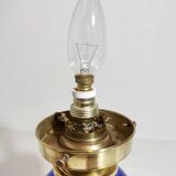 Lámpara de mesa de cristal. España, 1940s.