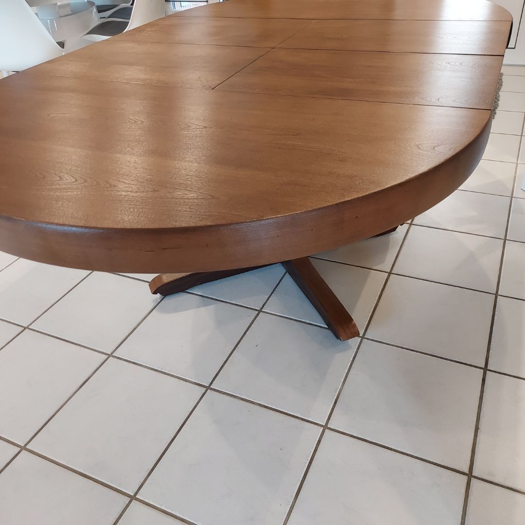 Vintage extendable table Baumann 1970s