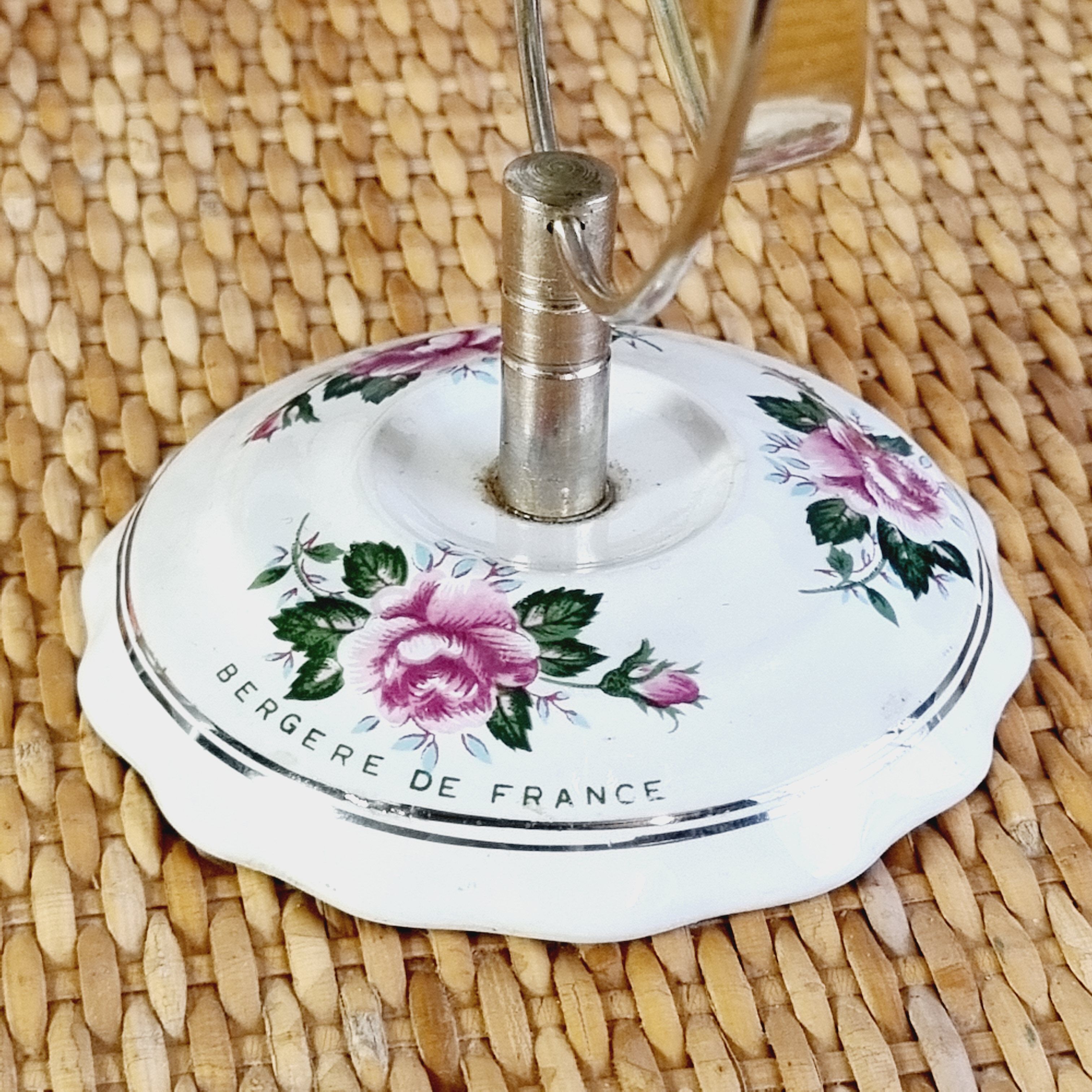 Small mirror psyche bi-face shepherdess of France