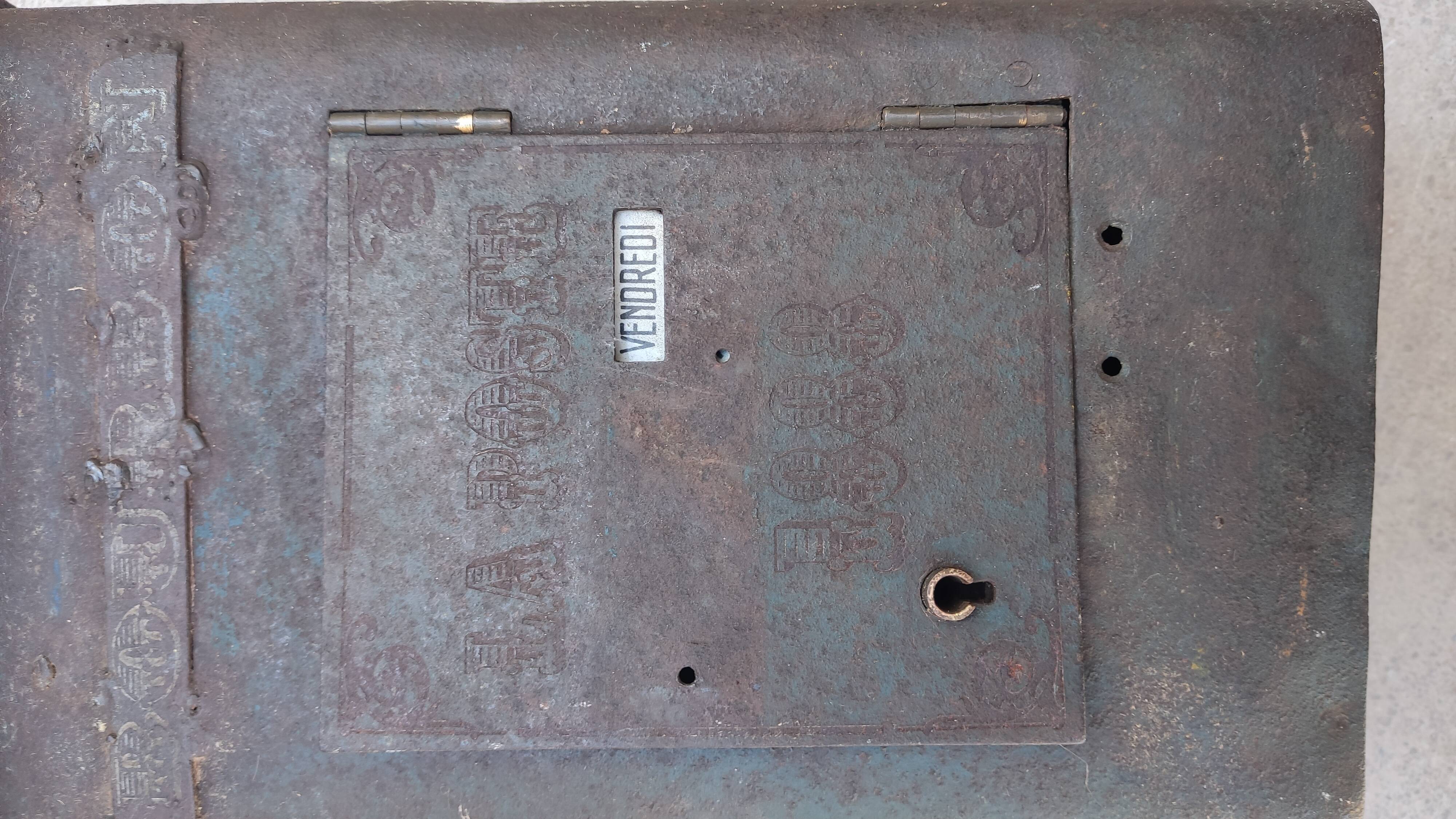 Mailbox, post office 1888, museum, reunion island