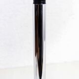 Black and chrome metal desk lamp