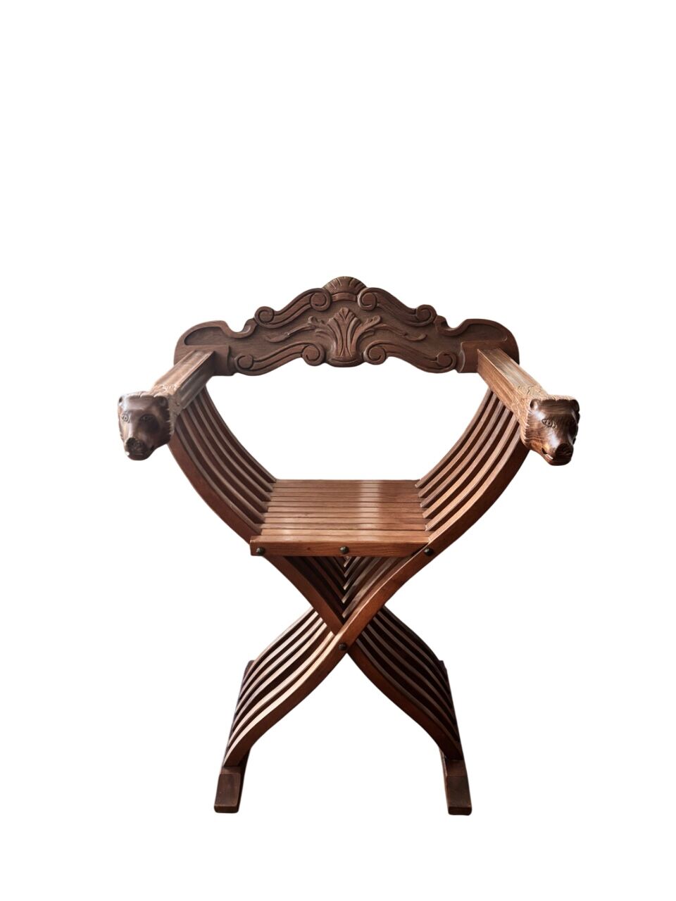 Italian wooden folding chair 1970