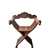 Italian wooden folding chair 1970