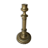 Golden brass candlestick