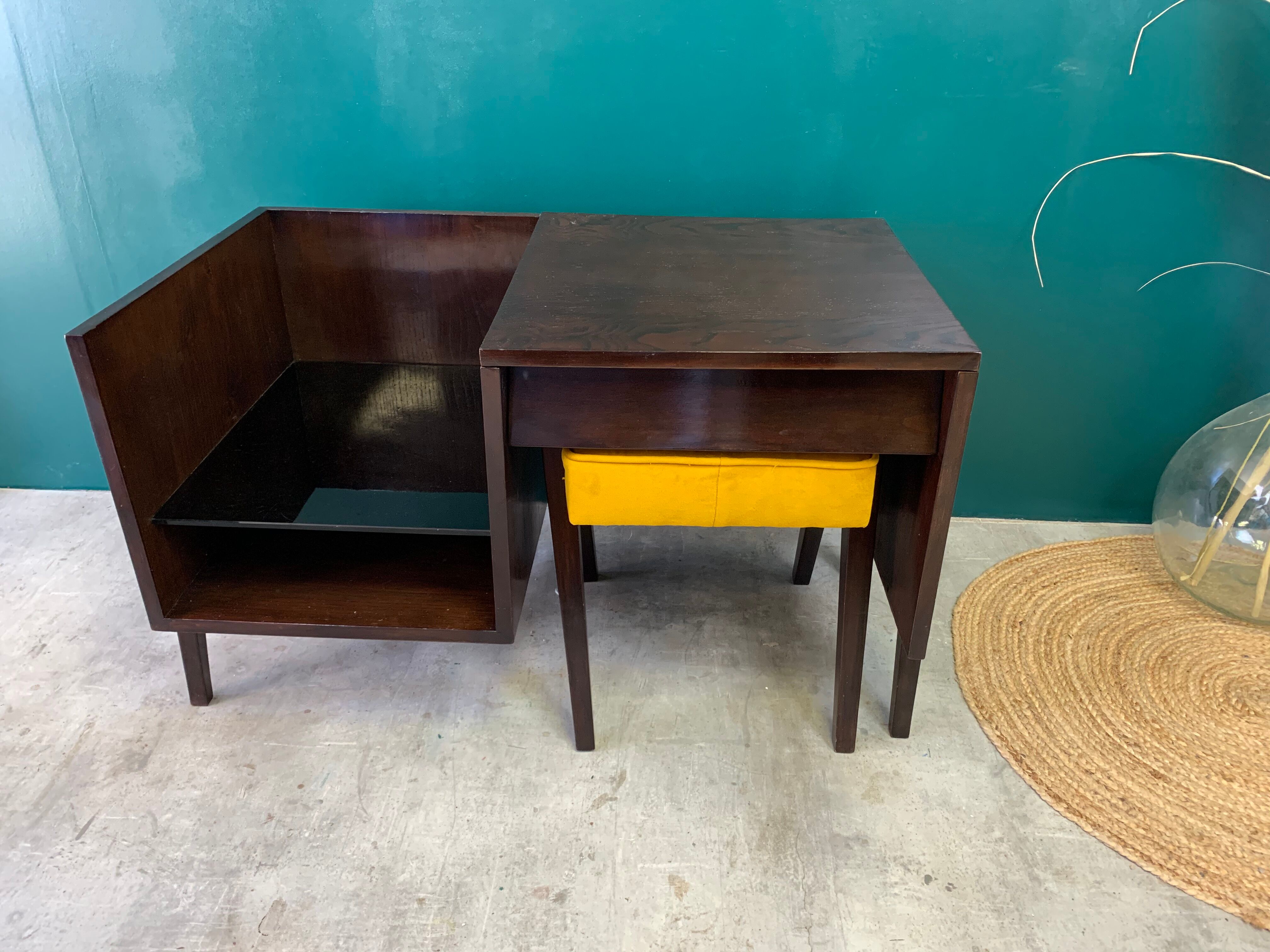 Vintage dressing table with her seat