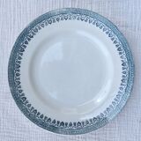 Set de 6 assiettes plates Terre de fer modèle service Congo