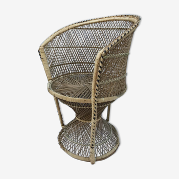 Rattan armchair from the 70's