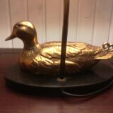 Deknudt duck lamp in brass