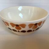 Old large bowl with stencil patterns