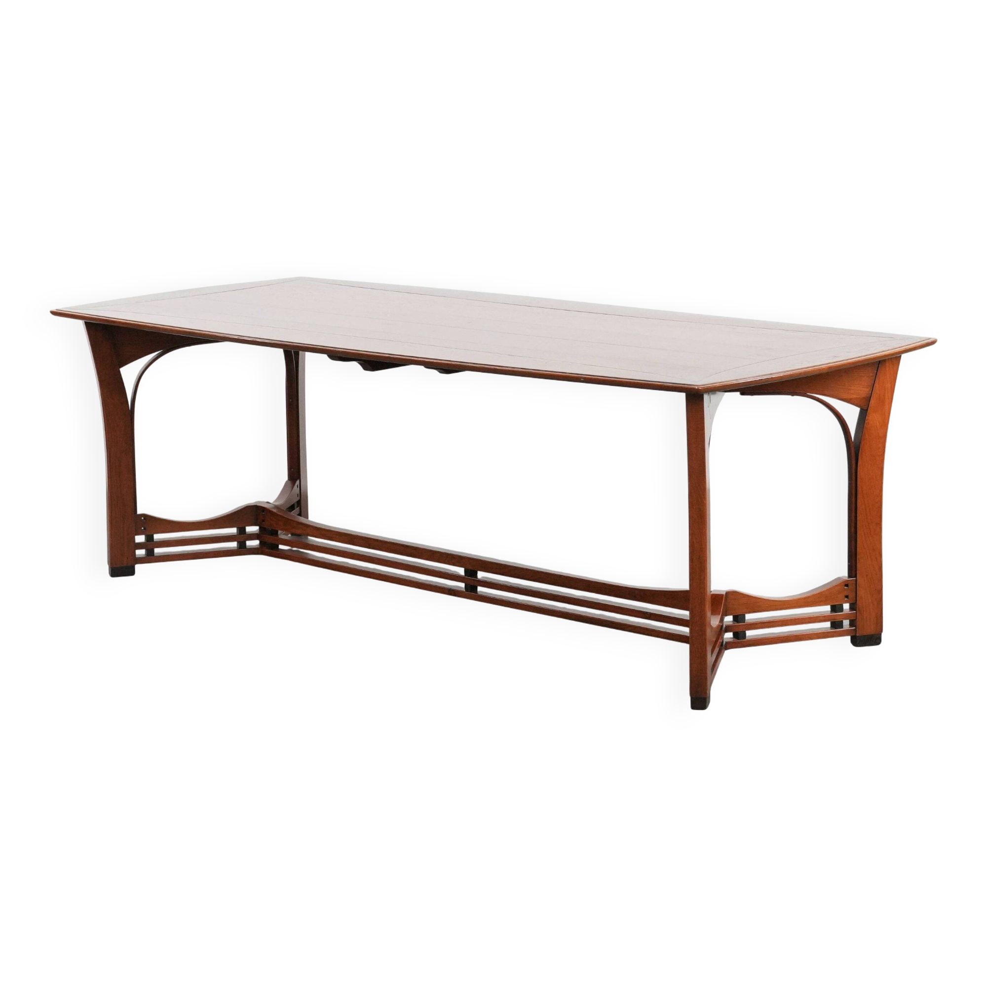 Art Nouveau design dining table for 4 to 6 people