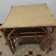 Lot de 3 tables basses Vintage en Rotin