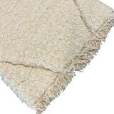 XL beige wool runner / carpet Beni Ouarain