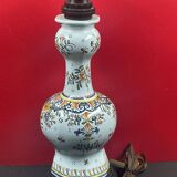Table lamp, Rouen decor, Quimper, 38 cm socket height