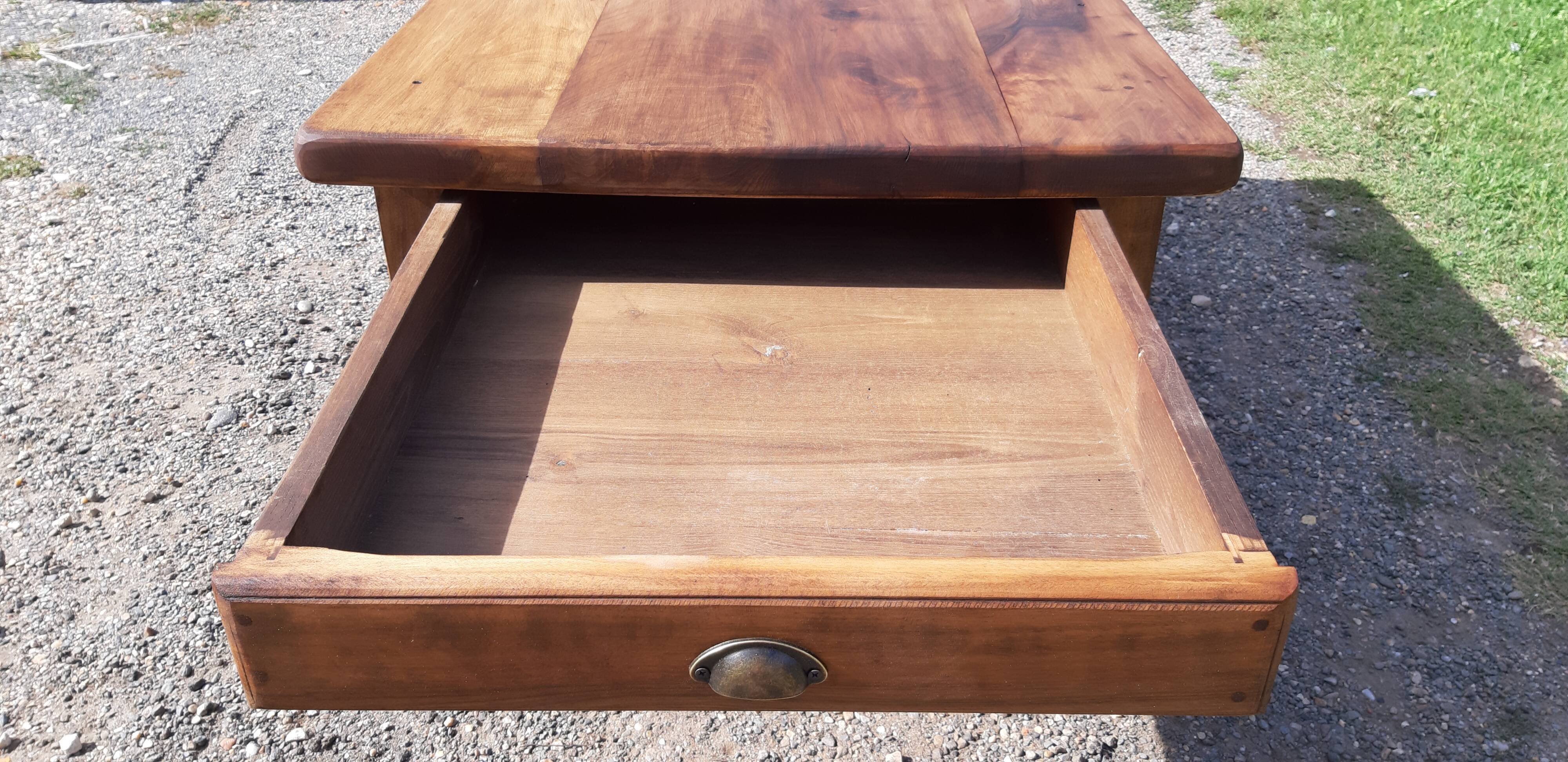 Table de ferme début 20ème en merisier