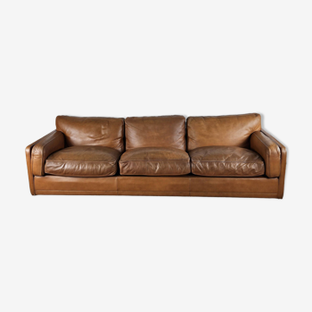 Poltrona Frau leather sofa from the 70s