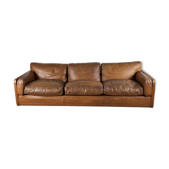 Poltrona Frau leather sofa from the 70s