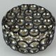60s 70s ceiling lamp Glashütte Limburg Germany Plafoniere glass & metal