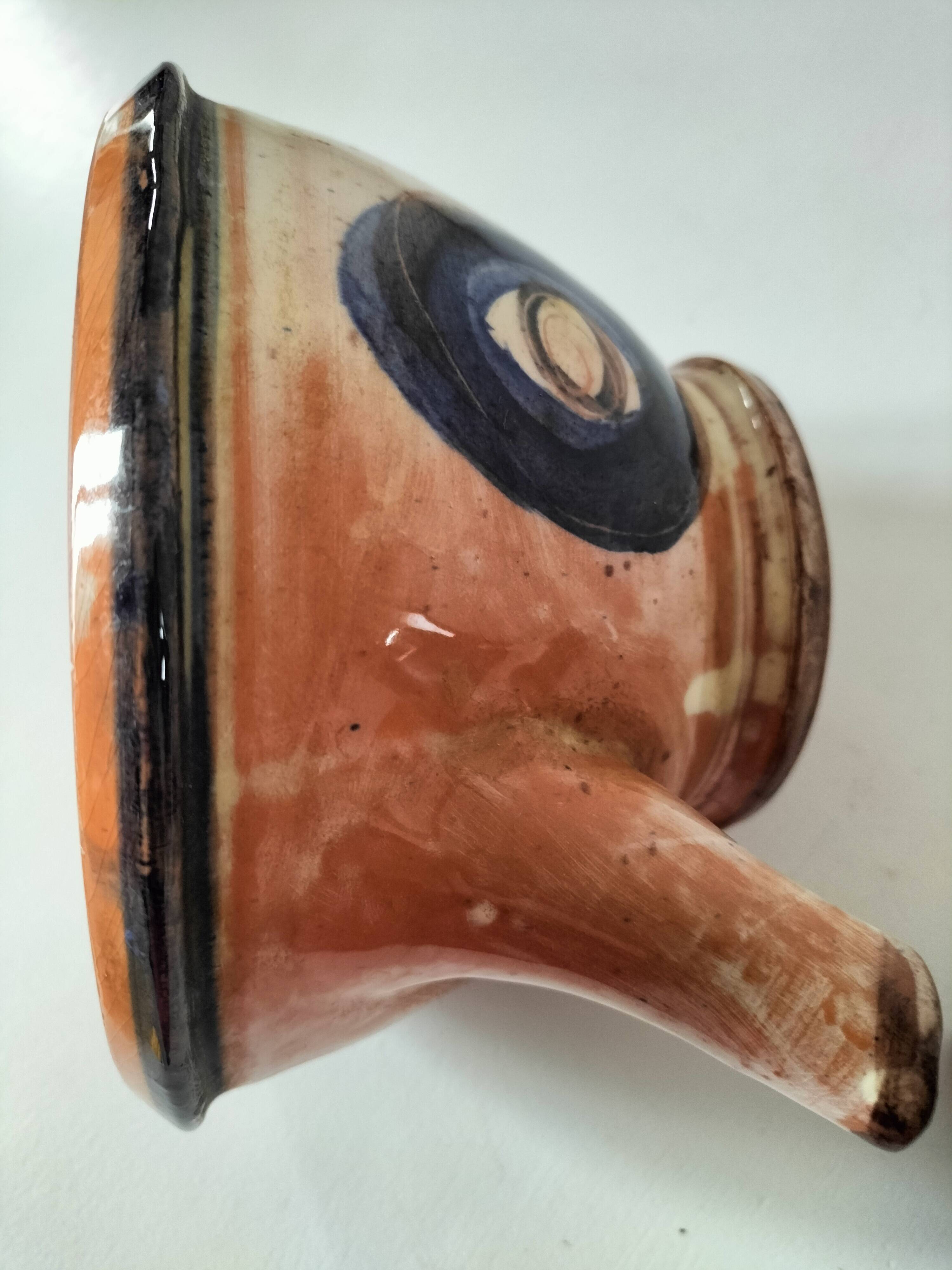 Red earthenware teapot