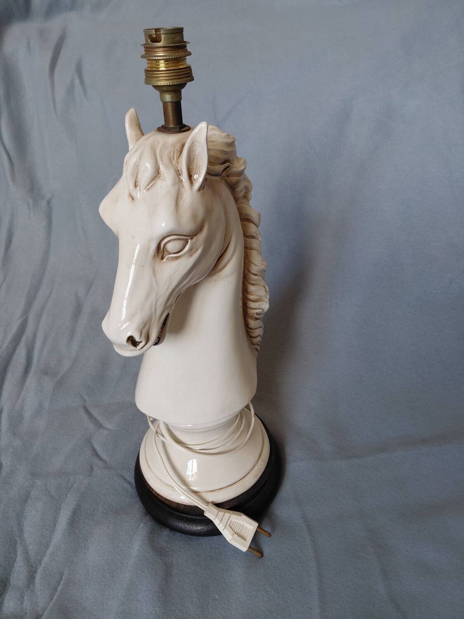 Horse lamp 1970 in ceramic