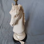 Horse lamp 1970 in ceramic