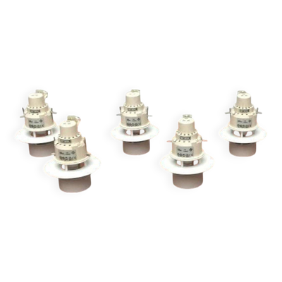 Lampes de plafond mini Albertslund danoises du milieu du siècle par Jens Møller Jensen pour Louis Poulsen, ensemble de 5.