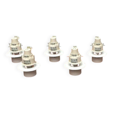 Lampes de plafond mini Albertslund danoises du milieu du siècle par Jens Møller Jensen pour Louis Poulsen, ensemble de 5.