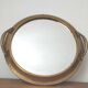 Golden mirror tray