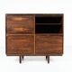 Mid-century modern storage furniture in the style of Gianfranco Frattini, Italy, 1960s.