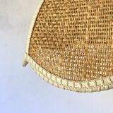 Vintage lampshade to hang in canework