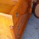 Commode en ronce de noyer XXème
