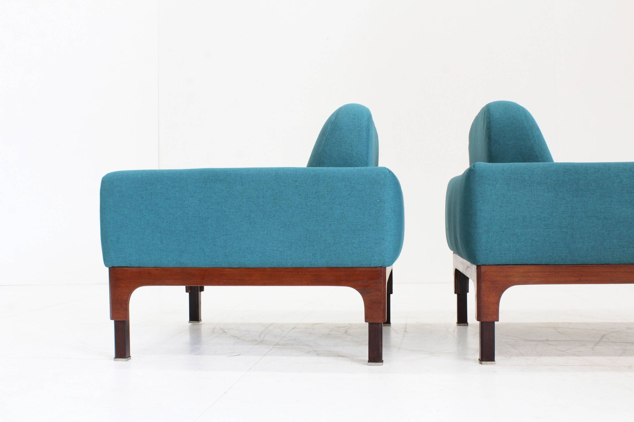 Mid Century Pair of "Romantica" Armchairs by Piero Ranzani for Elam , 1950s