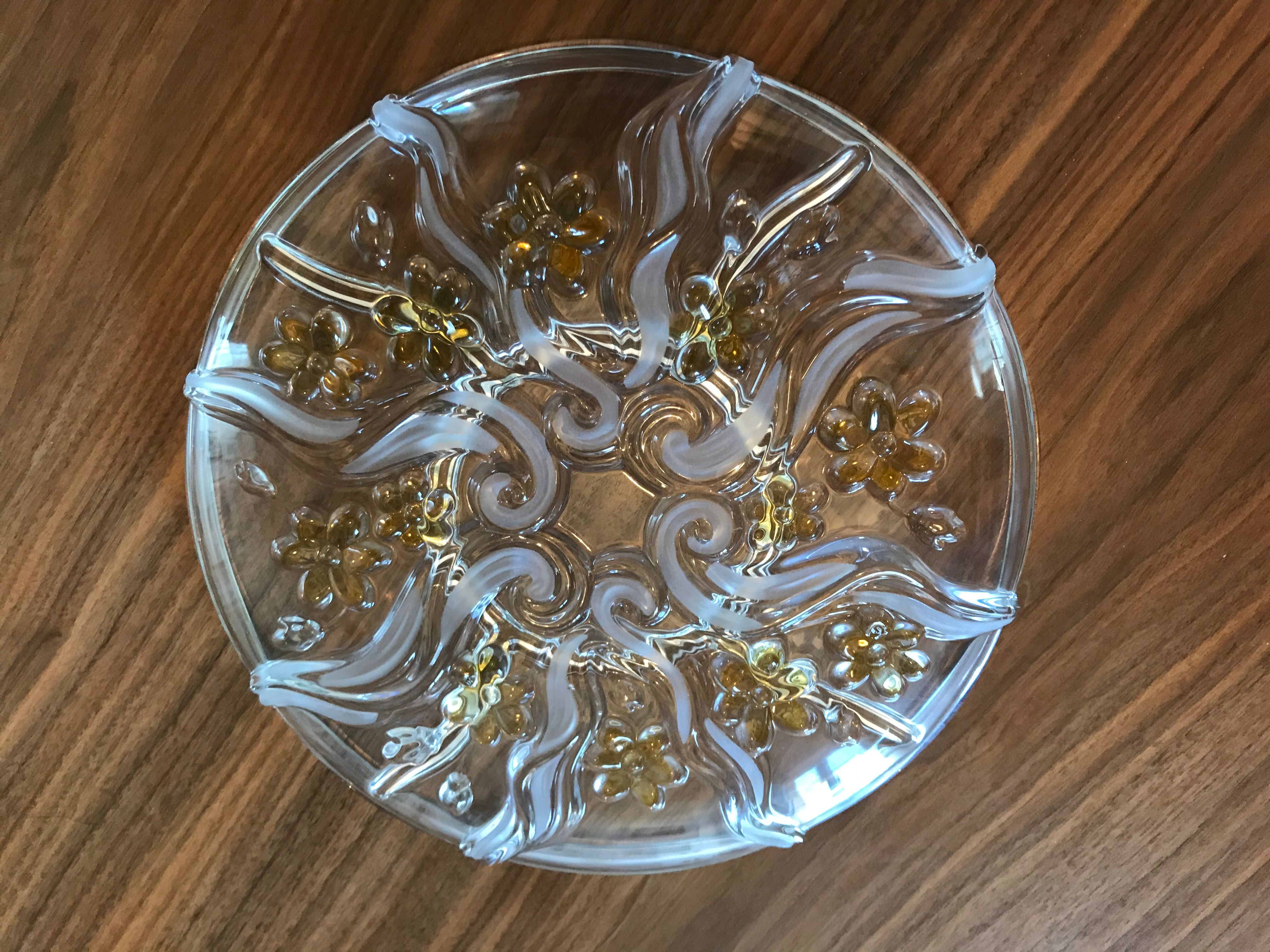 Vintage appetizer dish