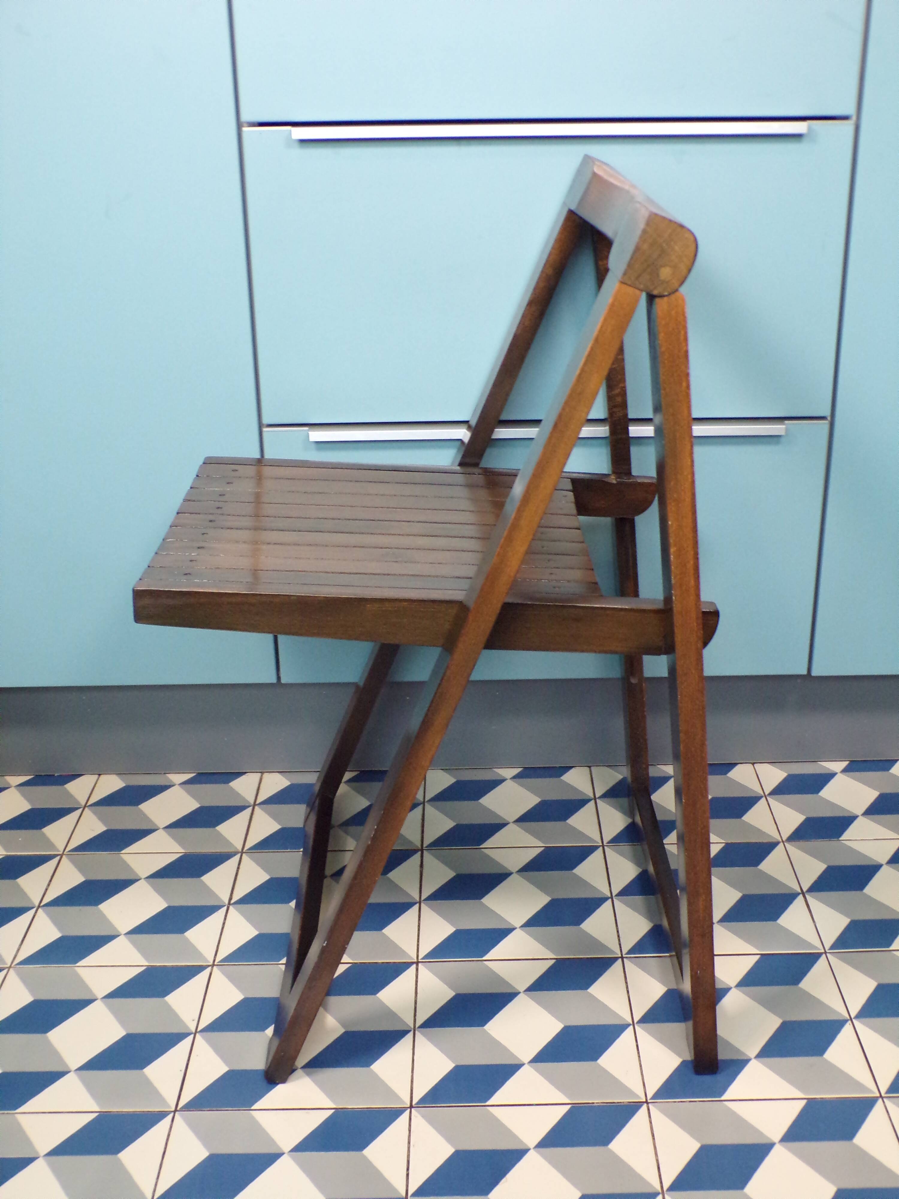Vintage Italian folding chair
