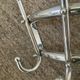 Circular chromed metal coat rack from the 50s-60s
