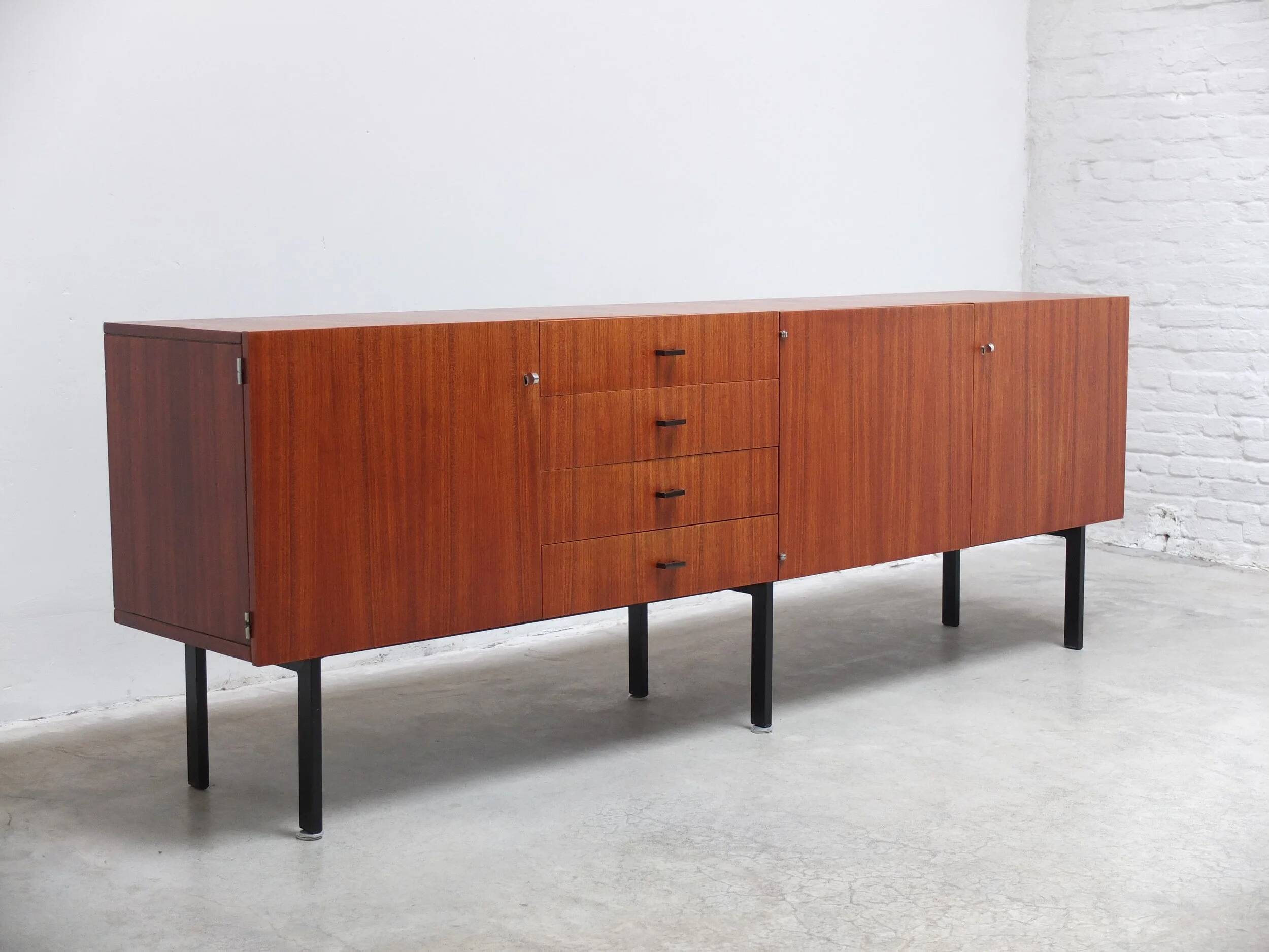 Belgian modernist sideboard by Roger De Winter for E.M.Y., 1960s
