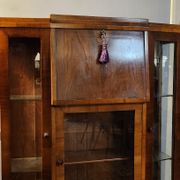 Art deco showcase bar furniture in rosewood veneer. 1930s.