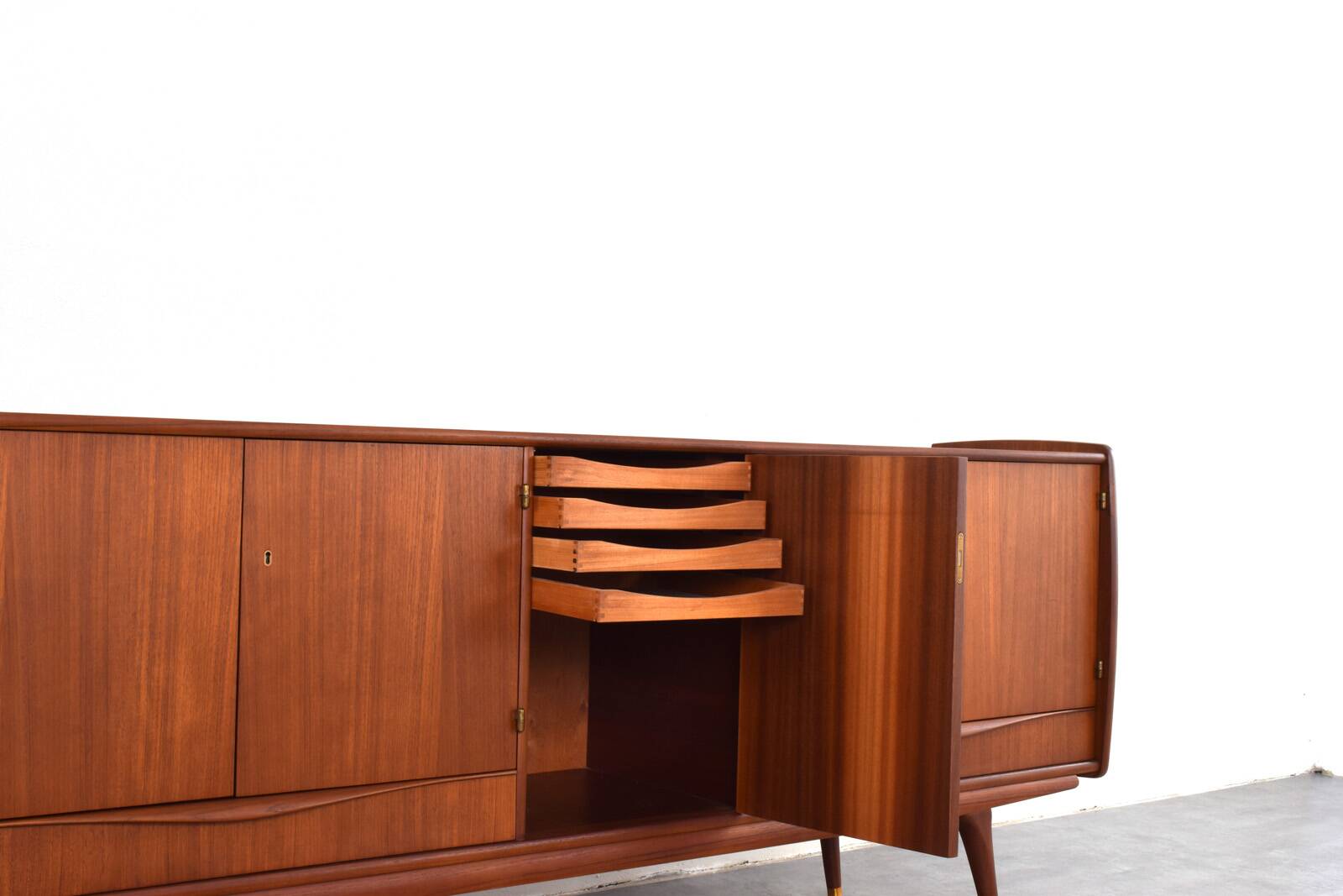 Mid-Century Norwegian Teak Sideboard from Sven Andersen, 1960s