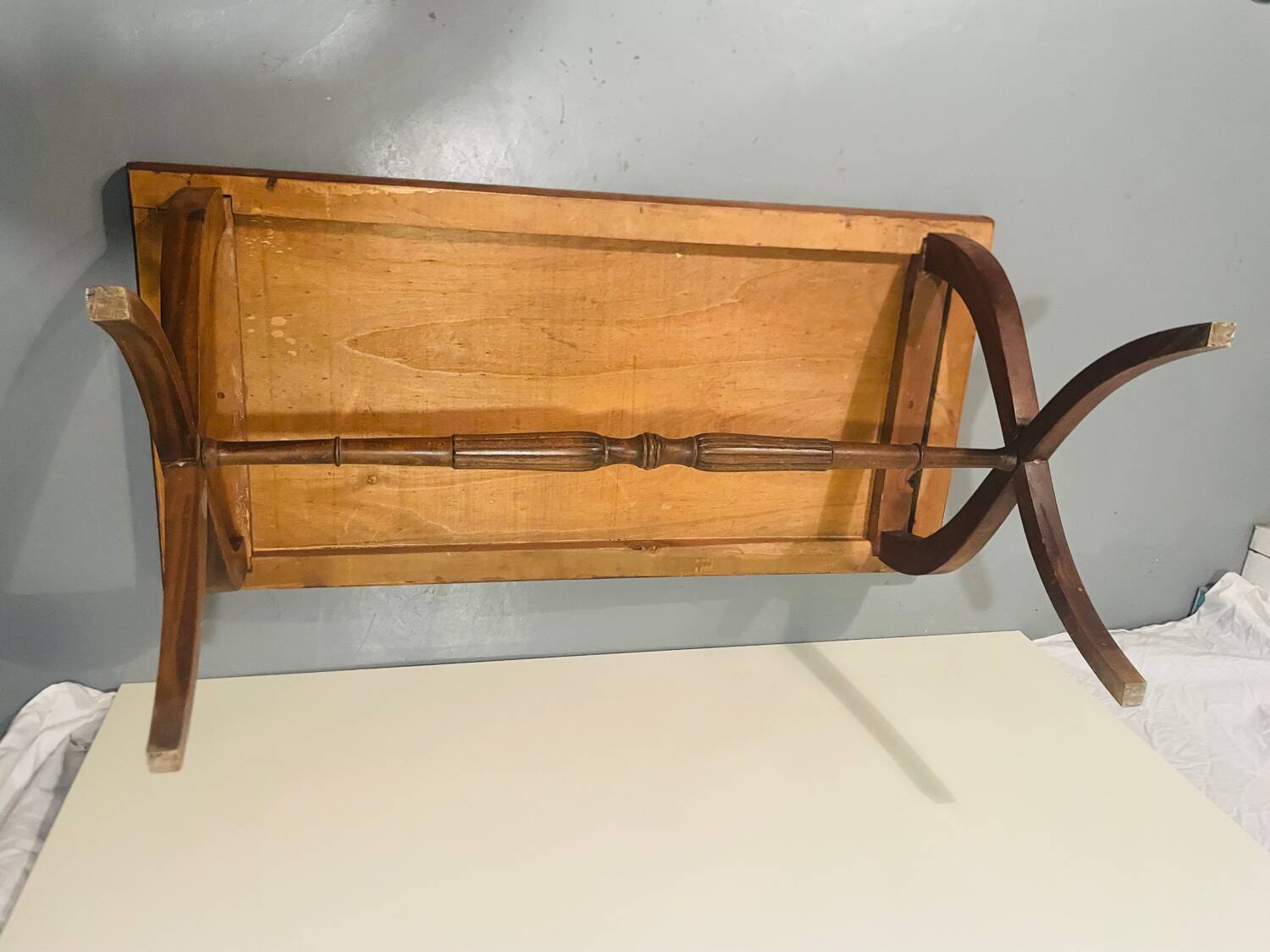 Neoclassical French Marquetry Coffee Table