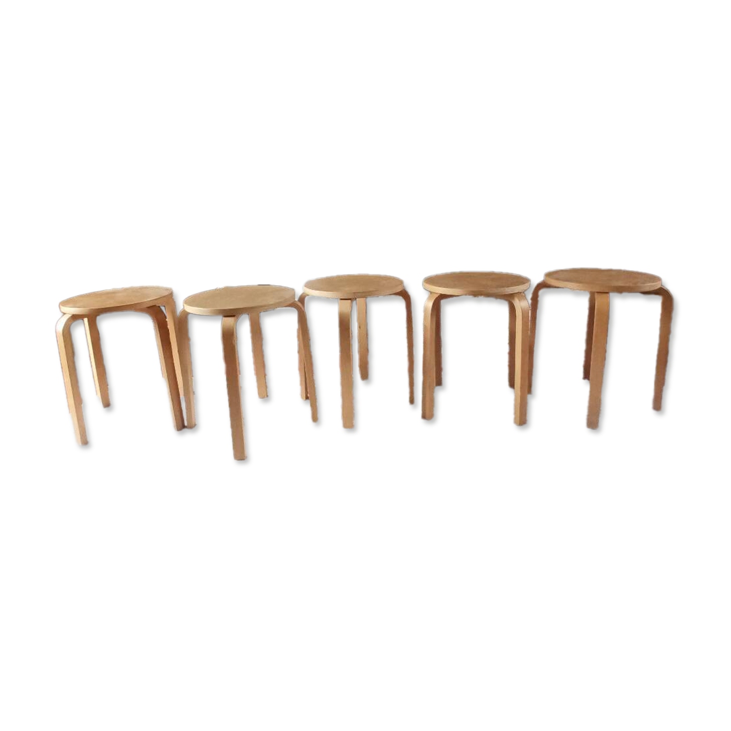 5 Frosta stools, vintage Ikea