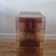 Vintage smoked plexiglass furniture