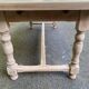 19th century solid oak extendable farmhouse table with drawer 200cm