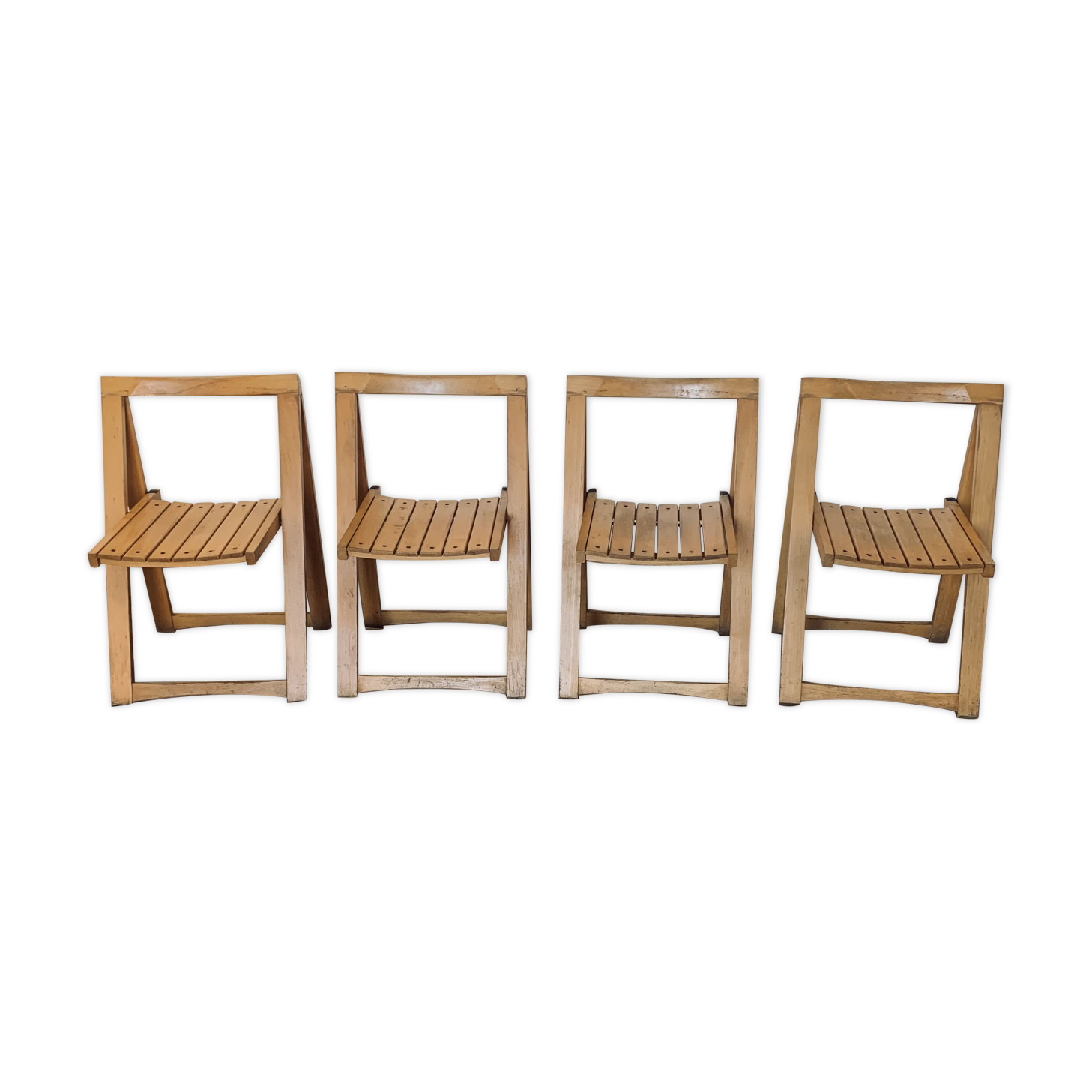 Suite de 4 chaises pliantes