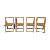 Suite de 4 chaises pliantes