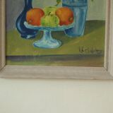 Still life: Fruits and yellow flower (attributed to Schultzer)