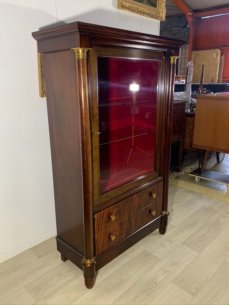 Showcase style empire mahogany