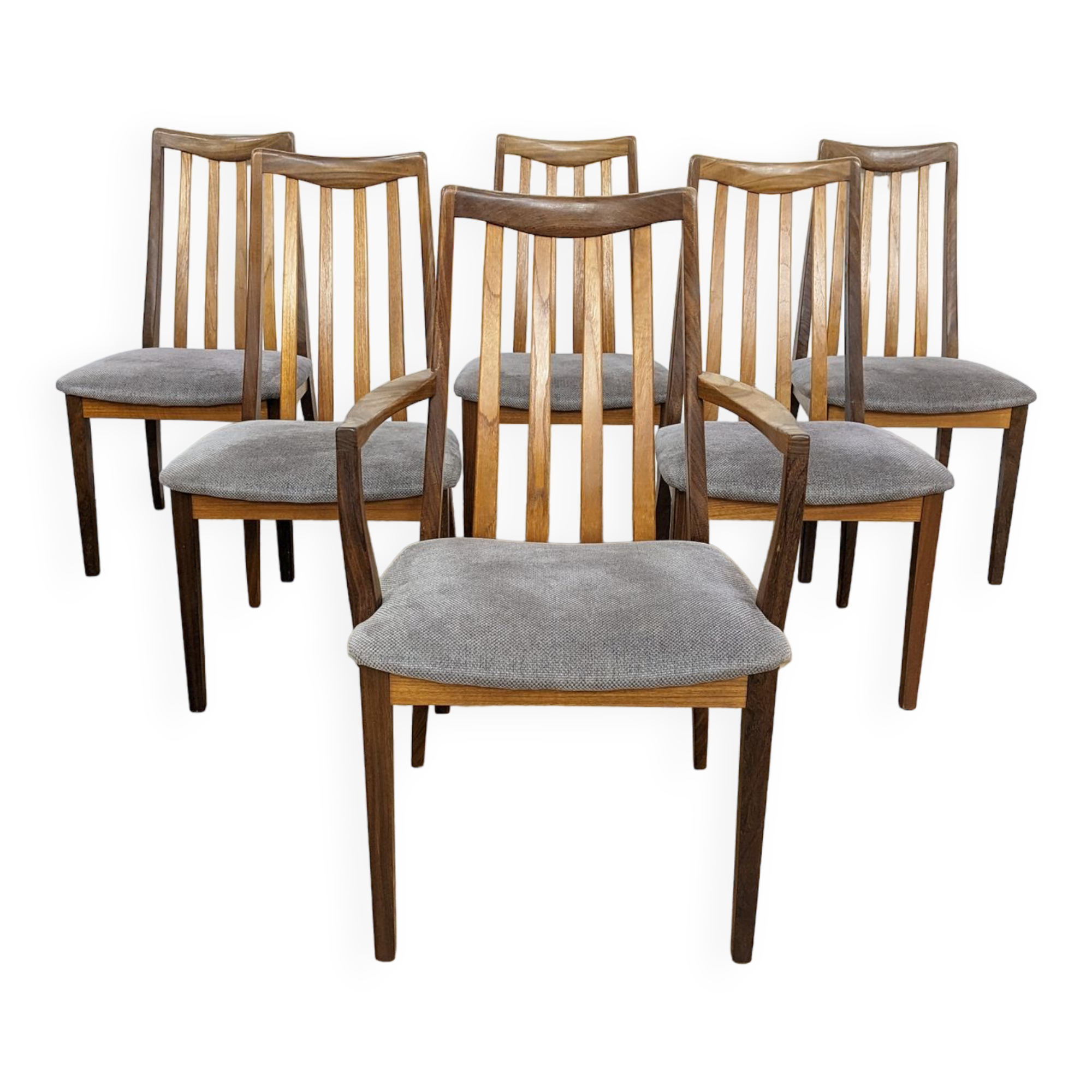 Lot de 6 chaises vintage par G-Plan