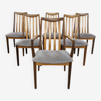 Set of 6 vintage chairs by G-Plan